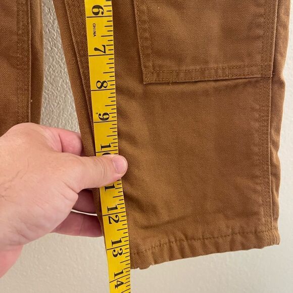 Carhartt Tan Bib Overalls - Picture 4 of 6